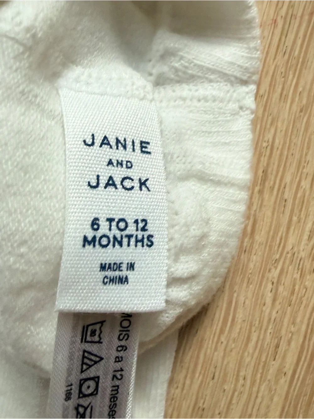 Janie and Jack White Ruffle Tights 6-12M